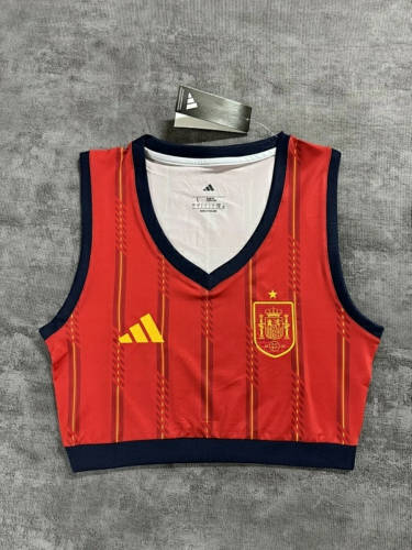 2026 Spain Home Women Cheap Soccer Jerseys