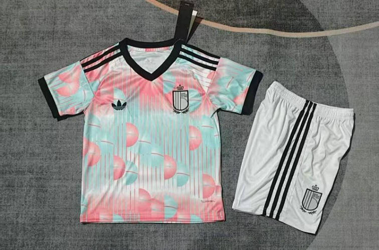 26-27 Belgium Away Kids Cheap Soccer Jerseys