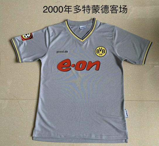 2000-01 Dortmund Away Retro Soccer Jerseys