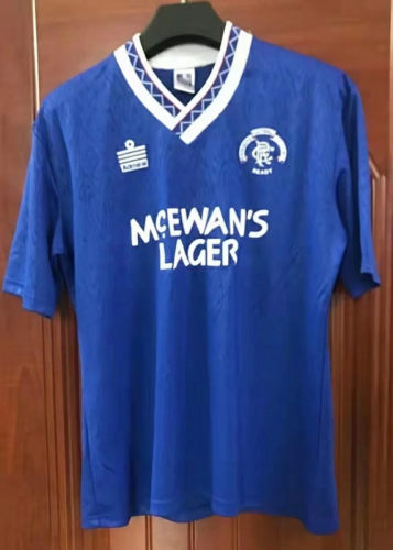 1982 Rangers Home Retro Soccer Jerseys