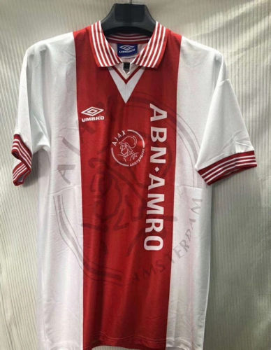 95-96 Ajax Home Retro Soccer Jerseys