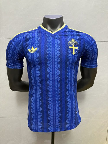 2026 Sweden Away Player Version Cheap Soccer Jerseys