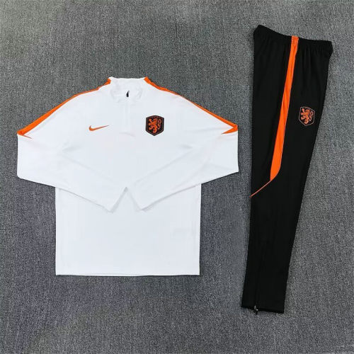 26-27 Netherlands Long sleeves Training Soccer Suit