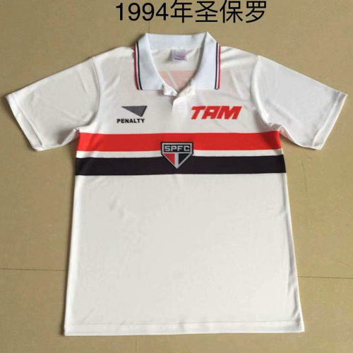 93-94 Sao Paulo Home Soccer jersey