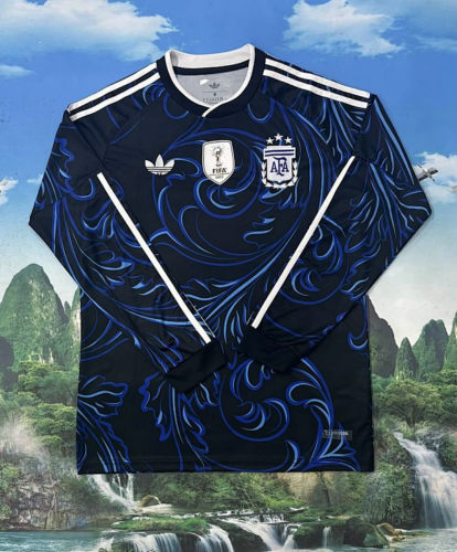 26-27 Argentina Away Long Sleeve Cheap Soccer Jerseys