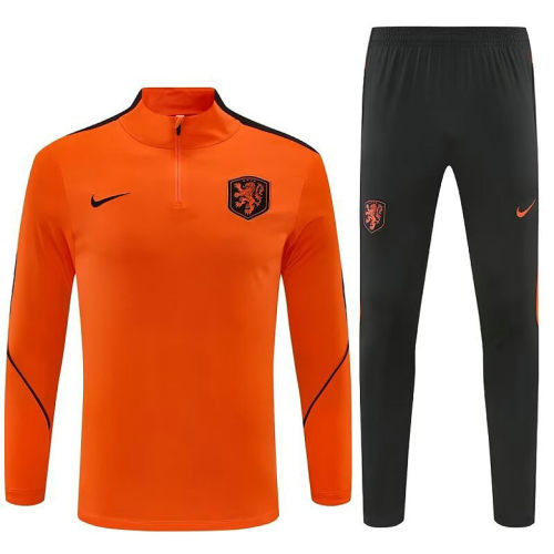 26-27 Netherlands Long sleeves Training Soccer Suit