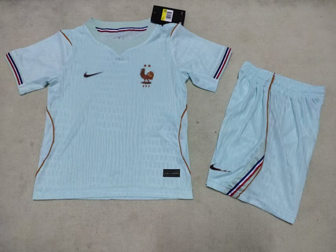 2026 France Away Kids Cheap Soccer Jerseys