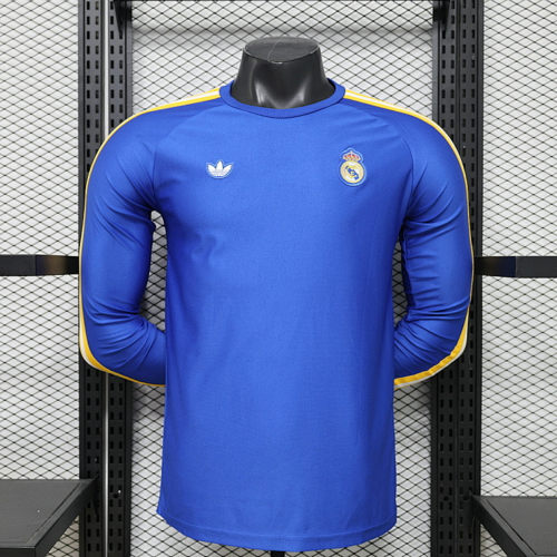 26-27 Real Madrid Long Sleeves Retro Cheap Soccer Jerseys