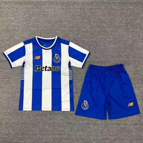 25-26 Porto Home Kids Cheap Soccer Jerseys