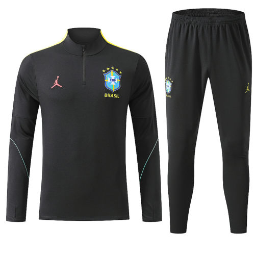 2026 Brazil Kids Long Sleeve tracksuit