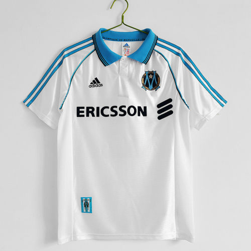1998-99 Marseille Home Retro Soccer Jerseys