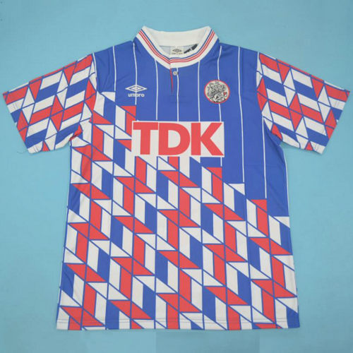 1989 Ajax Away Retro Soccer Jerseys 