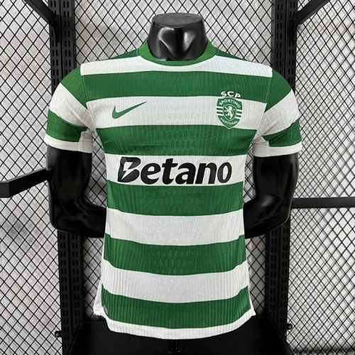 25-26 Sporting Lisbon Home Player Version Cheap Soccer Jerseys