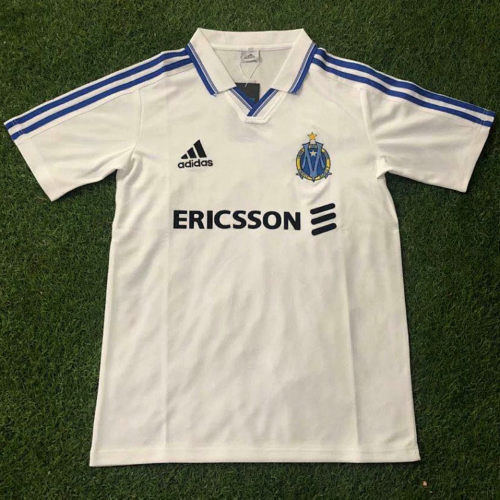 99-00 Marseille Home Retro Soccer Jerseys