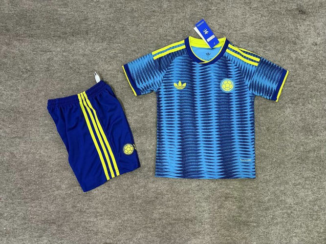 26-27 Colombia Away Kids Cheap Soccer Jerseys