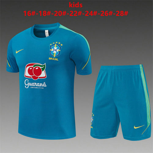 2026 Brazil Kids Training Soccer Suit