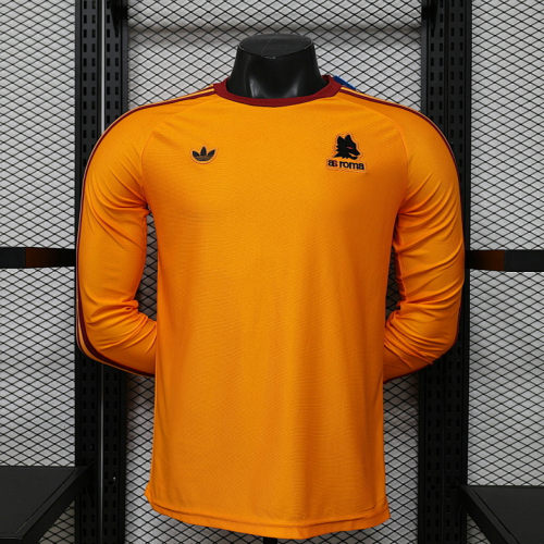 26-27 Roma Long Sleeves Retro Cheap Soccer Jerseys