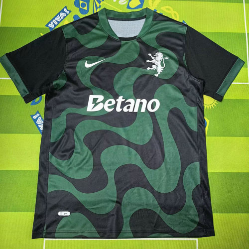 25-26 Sporting Lisbon Away Cheap Soccer Jerseys 