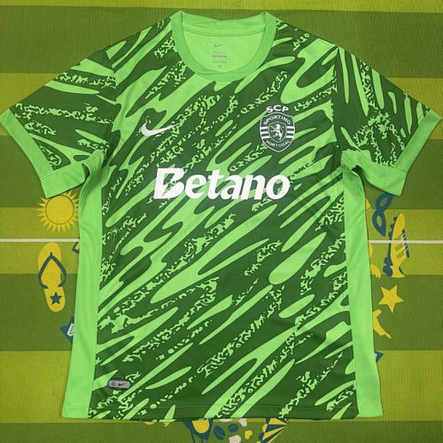 25-26 Sporting Lisbon Goalkeeper Cheap Soccer Jerseys