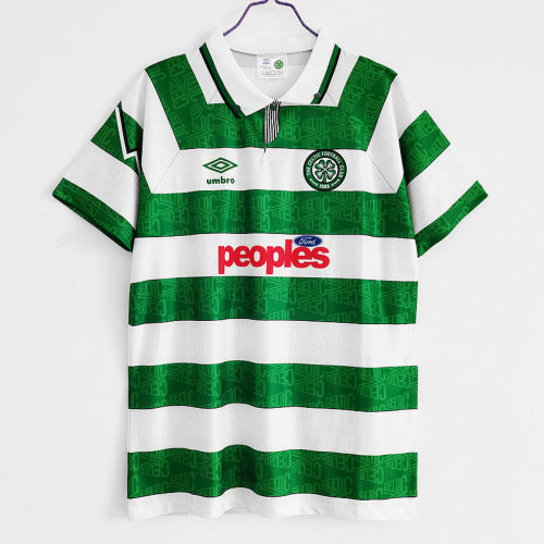 91-92 Celtic Home Retro Soccer Jerseys