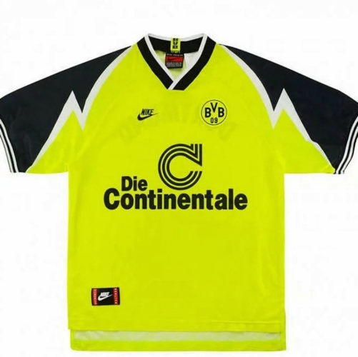 95-96 Dortmund Home Retro Soccer Jerseys 