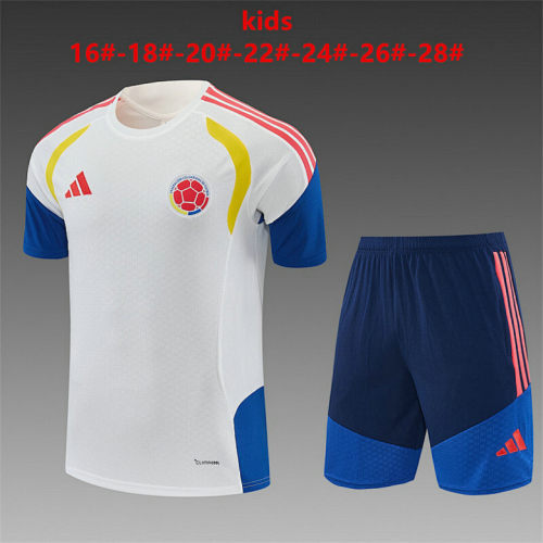2026 Colombia Kids Training Soccer Suit 