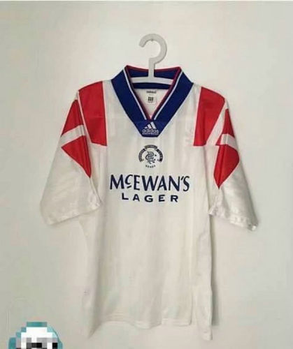 92-93 Rangers Away Retro Soccer Jerseys