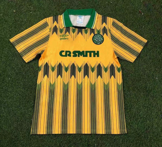 89-91 Celtic Away Retro Soccer Jerseys