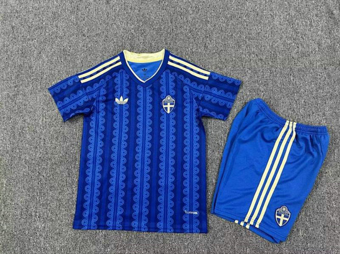2026 Sweden Away Kids Cheap Soccer Jerseys