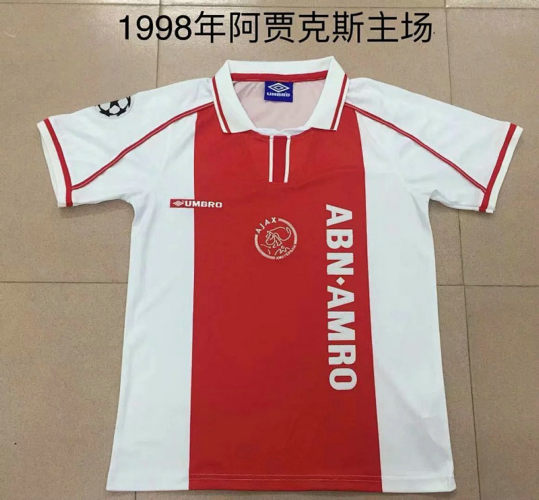 1998 ajax retro soccer jersey