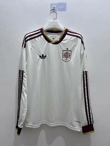 2026 Spain Away Long Sleeve Cheap Soccer Jerseys