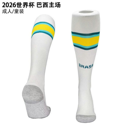 2026 Brazil Home Socks