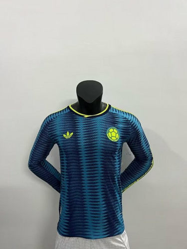 26-27 Colombia Away Long Sleeves Player Version Cheap Soccer Jerseys