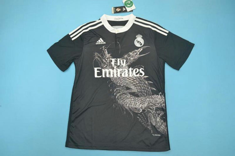 R-eal Ma-drid Away black 14-15