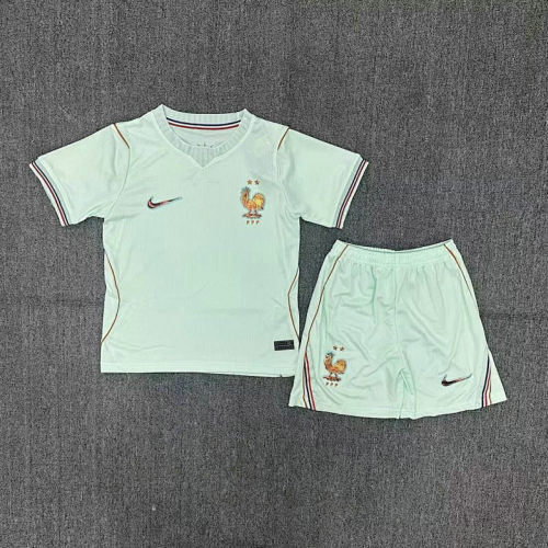 26-27 France Away Kids Cheap Soccer Jerseys