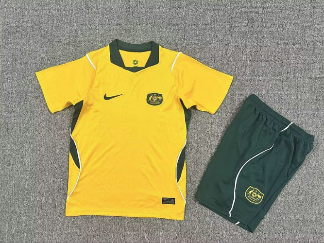 26-27 Australia Home Kids Cheap Soccer Jerseys