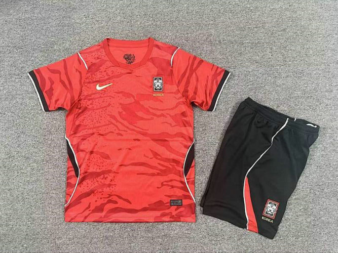2026 Korea Home Kids Cheap Soccer Jerseys