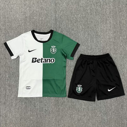 25-26 Sporting Lisbon Special Kids Cheap Soccer Jerseys