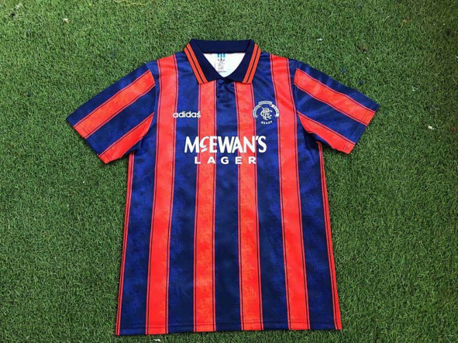 93-94 Rangers Away Retro Soccer Jerseys