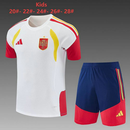 2026 Spain Kids Training Soccer Suit