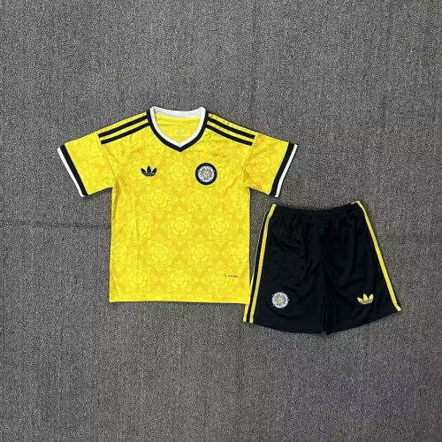 26-27 Leeds United United Away Kids Cheap Soccer Jerseys and shorts 