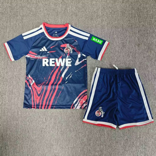26-27 Koln Third Kids Cheap Soccer Jerseys and shorts