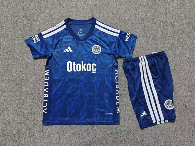 26-27 Fenerbahce Third Kids Cheap Soccer Jerseys and shorts