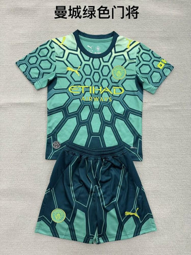 26-27 Manchester City Goalkeeper Cheap Soccer Jerseys and Shorts