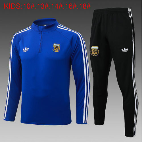 2026 Argentina Kids Long Sleeve tracksuit