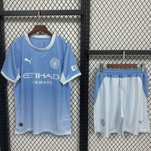 26-27 Manchester City Home Cheap Soccer Jerseys and shorts