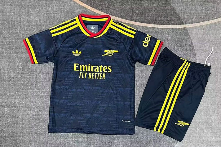 26-27 Arsenal Away Kids Cheap Soccer Jerseys