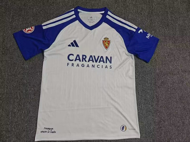 26-27 Zaragoza Home Cheap Soccer Jerseys