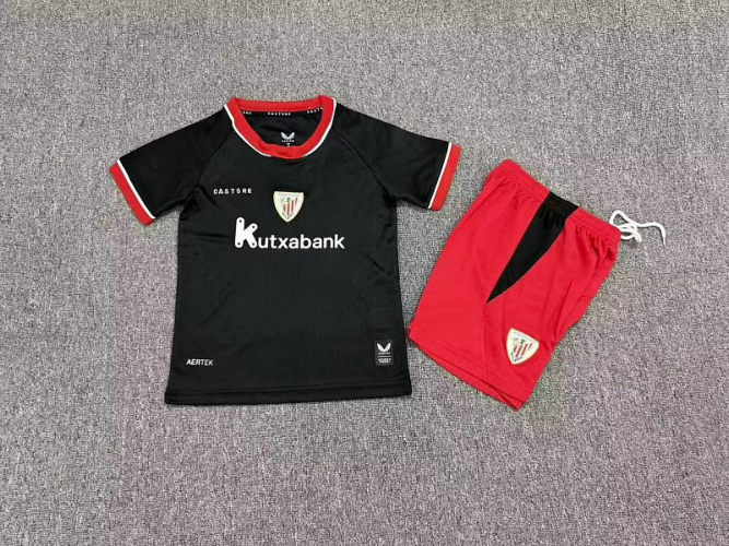 26-27 Athletic Bilbao Home Kids Cheap Soccer Jerseys and shorts