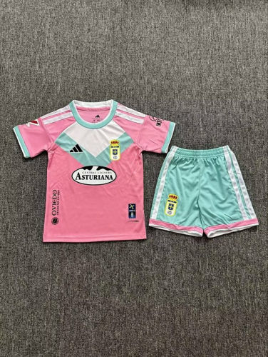 26-27 Oviedo Third Kids Cheap Soccer Jerseys and shorts